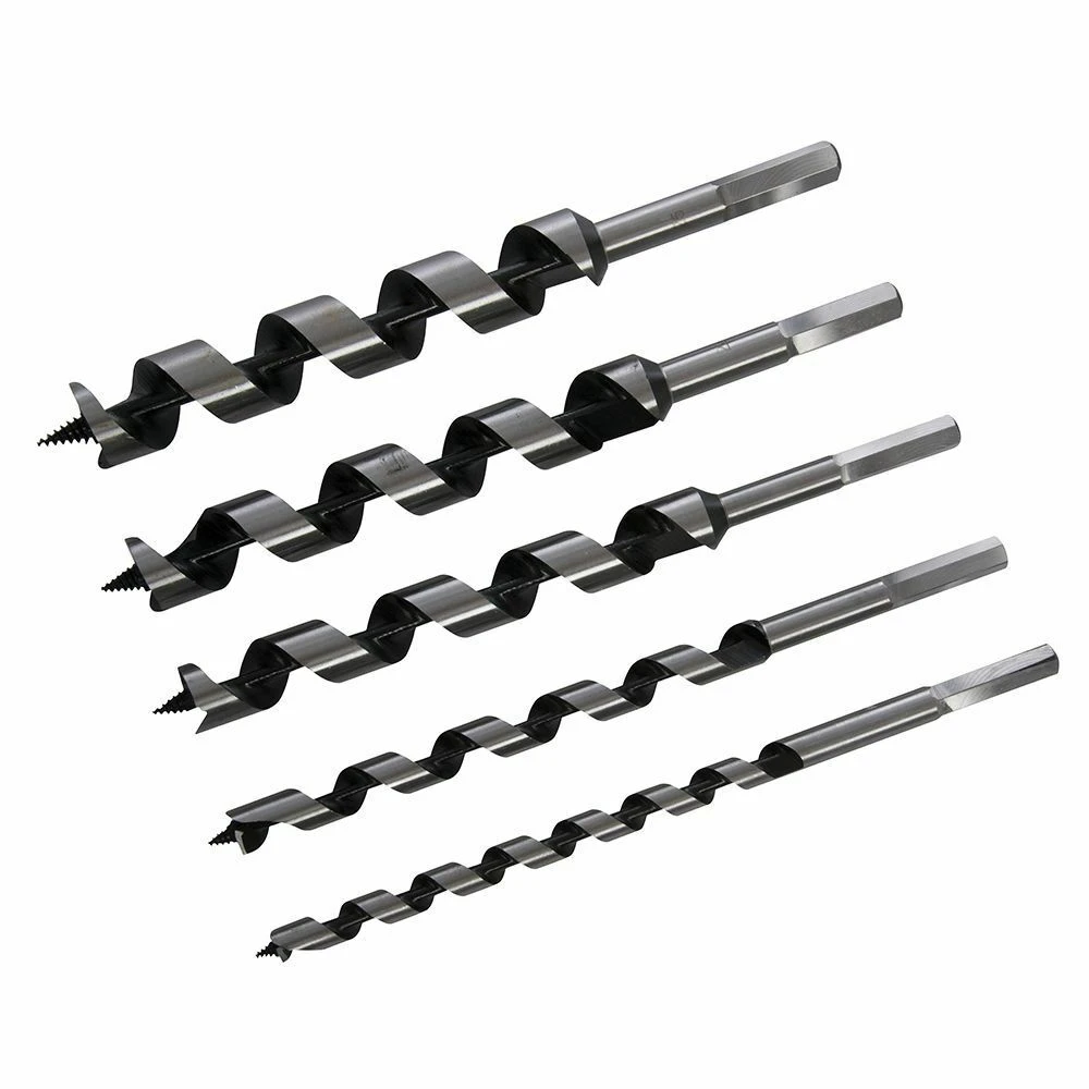 Silverline Wood Auger Drill Bit Set 5 Piece 2 Silverline Wood Auger Drill Bit Set 5 Piece - Image 2